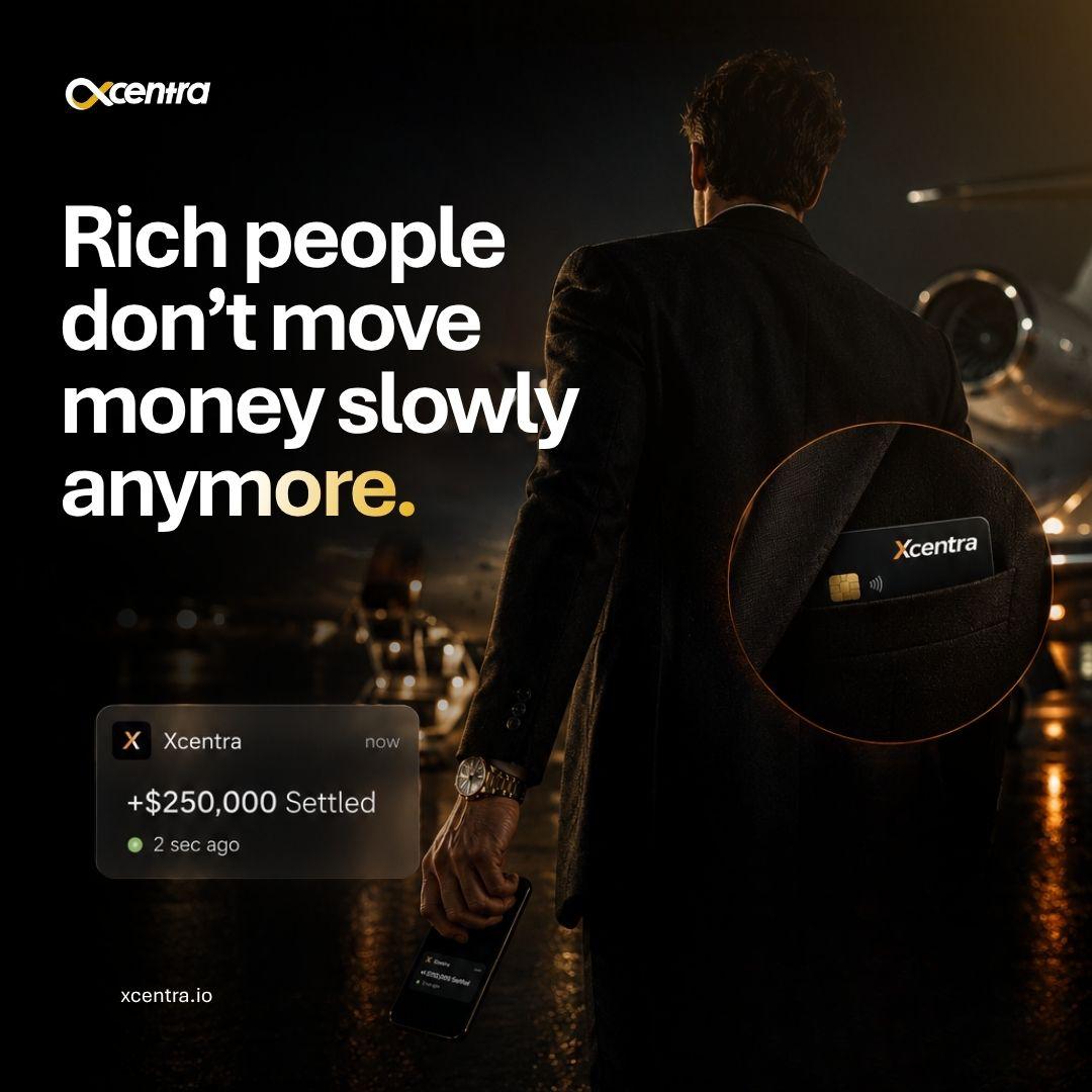 XcentraCards's tweet photo. Rich people don’t move money slowly anymore. Neither should you. ⚡✈️

Legacy banking bottlenecks belong in the past. Xcentra delivers real-time, high-volume transactional settlements seamlessly.

🔹 $250,000+ settled instantly
🔹 Elite global card utility
🔹 Maximum capital velocity

Move your wealth at the speed of light. 🚀

👉 https://t.co/buo9Hgb0DY

#Xcentra #SmartMoney #Fintech #CryptoLiquidity #InstantSettlement #Web3Elite