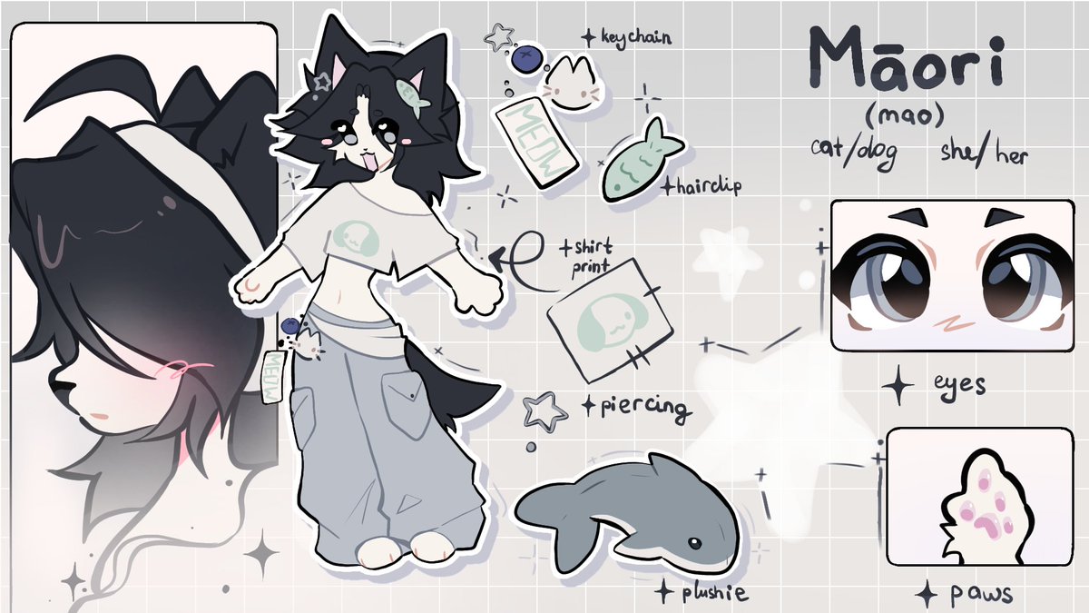 Sonissa_'s tweet photo. Reference sheet of my friend's oc☆ https://t.co/aVS4rjwcTD