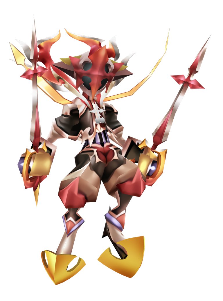 novakaiiser's tweet photo. I like to think that if sora ever got a keyblade armor it would look like xion’s armored form https://t.co/1CPHswXWj9