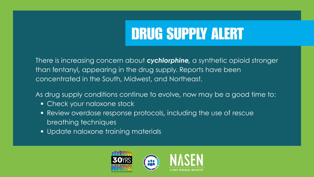 HarmReduction's tweet photo. Drug supply alert — learn more through the public health alert from the Center for Forensic Science Research &amp; Education: https://t.co/aG8XraGXuF

#OverdosePrevention #DrugSupplyAlert #OverdoseEpidemic #PreventOverdose #EndOverdose https://t.co/T86qWVQv1m