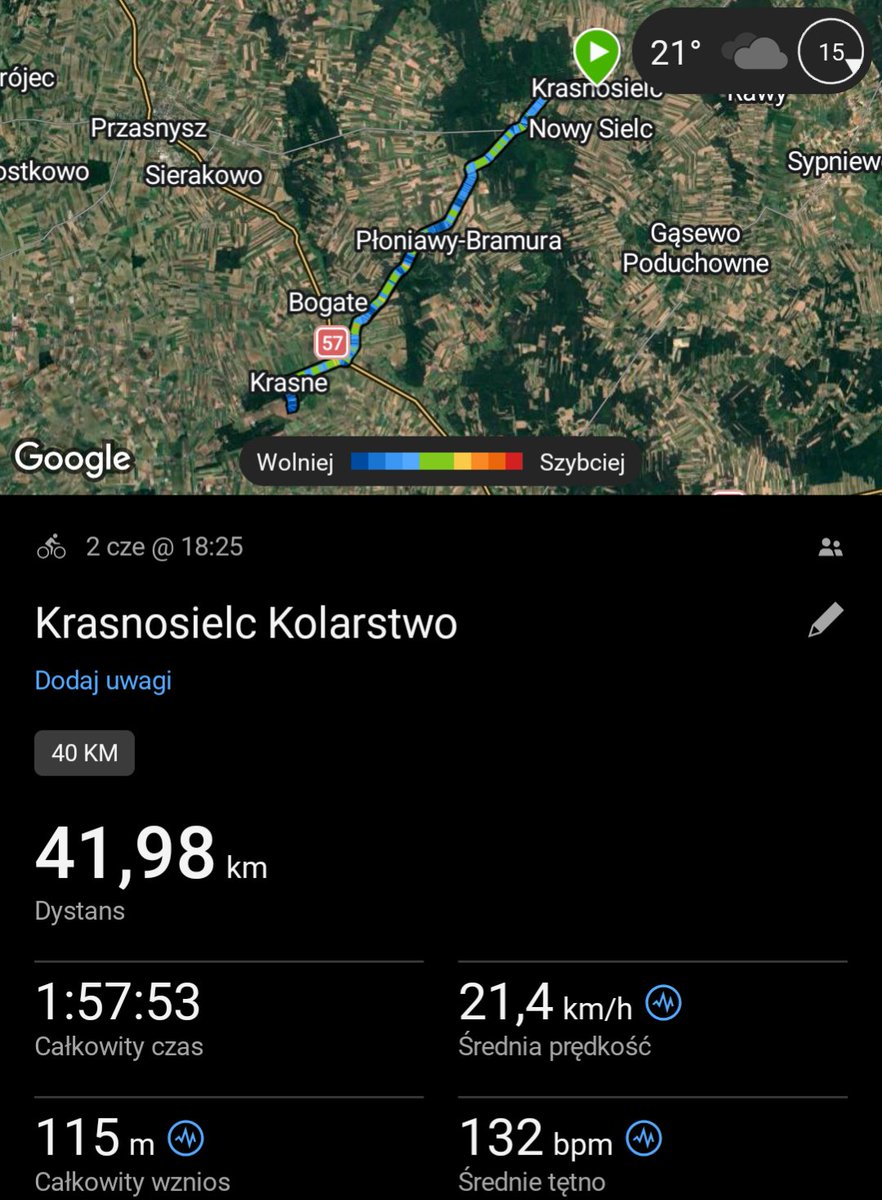 Rad92Dan's tweet photo. 🚴Myyyk na Krasne w te i nazad https://t.co/3ByCOy722p
