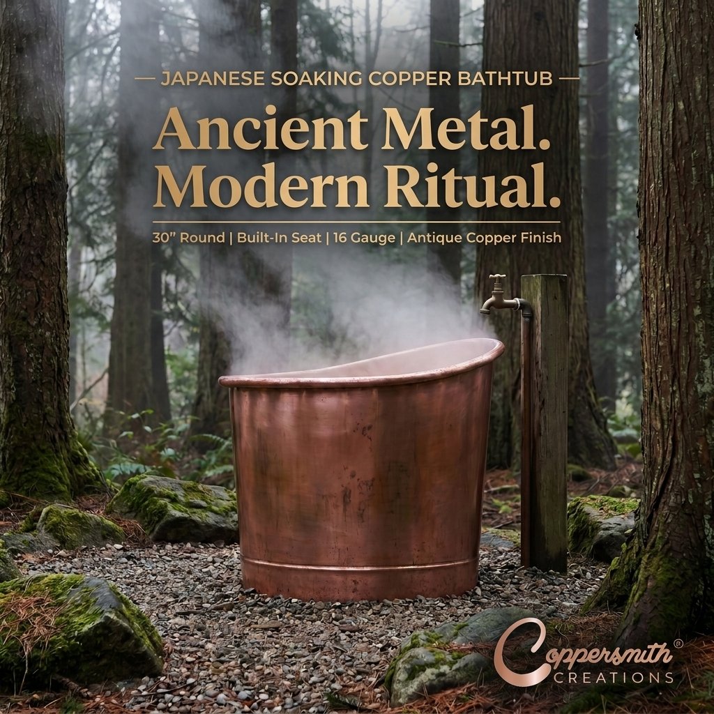 copperbathtubs's tweet photo. Ancient metal. Modern ritual.🤎🛁
Inspired by traditional Japanese soaking baths, this handcrafted copper tub combines deep immersion, a built-in seat, and timeless craftsmanship for a truly relaxing experience.
🔗 https://t.co/ZMZkXfTm5G
📞 +44 7778 032124
#JapaneseSoakingTub https://t.co/08E9TAgQwE