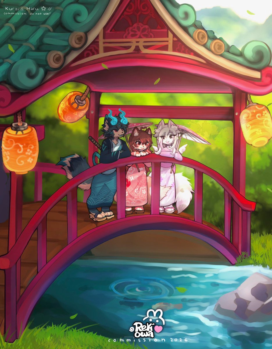 Rekiowaa's tweet photo. ヽ(^。^)ノ. 🍒🌸
• Gathering at the Shrine ~ https://t.co/6jJqivlAHJ