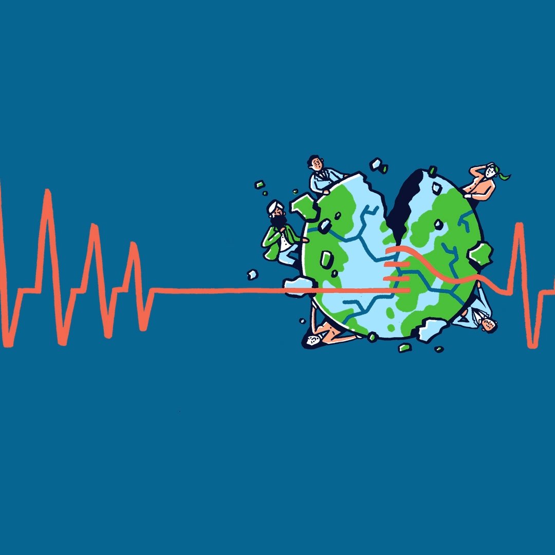 bmj_latest's tweet photo. How to respond to Trump as a #PHEIC?
BMJ authors call for mobilisation to avoid the deaths and morbidity in #LMICs likely to result from US funding cuts. @cmrherder @RoojinHabibi
Part of our new series examining the geopolitics of #GlobalHealth
https://t.co/MxNoWBIAKy https://t.co/kYuG31Q5tS