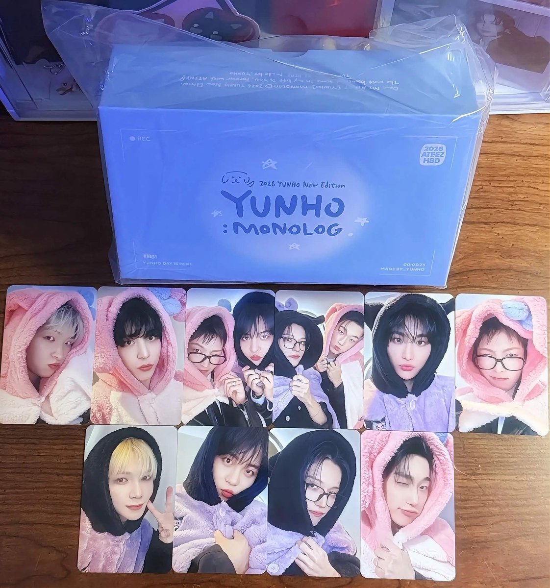 hotyapper's tweet photo. 🤍 EVIE GIVEAWAY 🐈‍⬛ TY for 9K ~

It's my birthday soon! I've been planning this GA for a while^^ and I just hit 9K sooo even more of a reason!!

🤍 GA is worldwide! Anyone can join! GA ENDS JUNE 10th!!
🤍 How to enter:
- reply with what you're most excited for this comeback!! & Pls be following^^
- (+1 entry if you'd like to RT)
🤍 Prizes:
- YUNHO: MONOLOG SEALED [2026 BDAY MD aka the camera] (one winner!)
- ATEEZ SANRIO UNIT PHOTOCARD (two winners!)
- ATEEZ SANRIO MEMBER POCA (eight winners!)
🤍 Good luck! Drink water, take your vitamins, and eat well^^