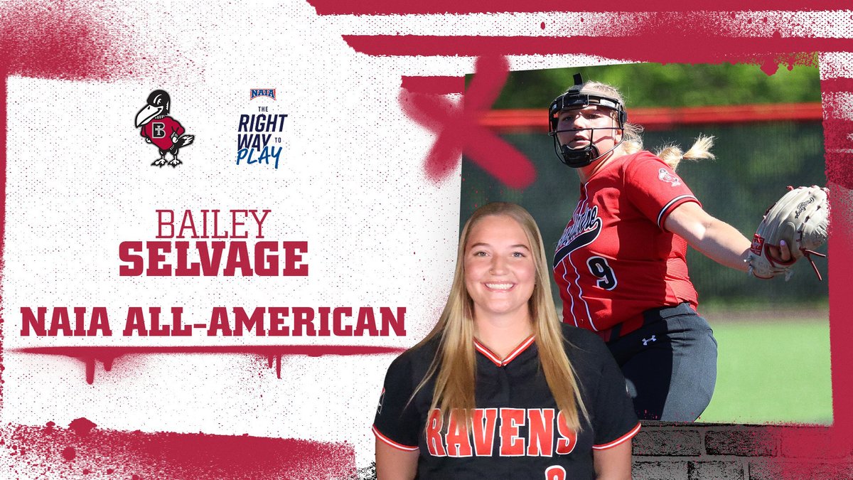 ravenathletics's tweet photo. Bailey Selvage honored as Second Team NAIA All-American | https://t.co/vKfDbWPubT #TheRightWaytoPlay #UnleashGreatness https://t.co/mPnECH3zl6