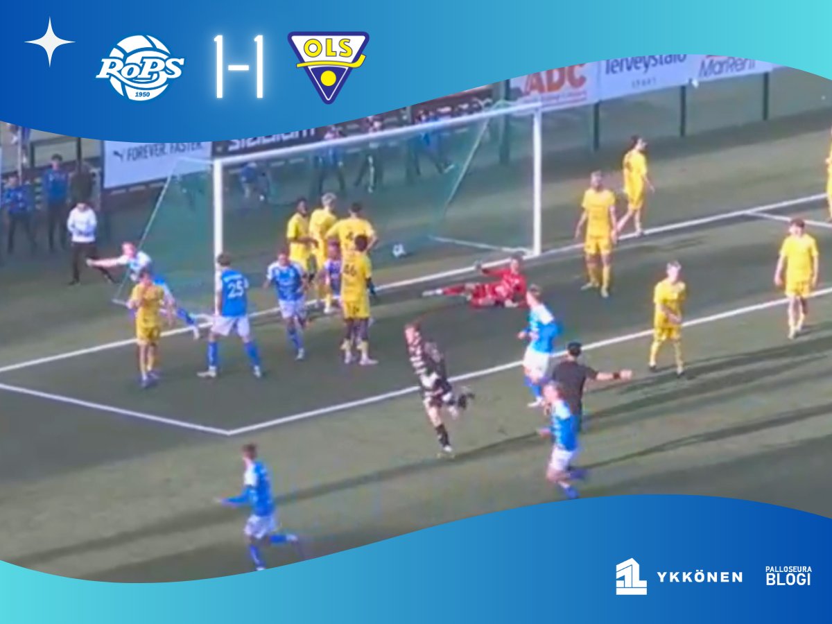 Palloseurablogi's tweet photo. #RoPS ja #OLS tasasivat pisteet viikkopelissä, lue otteluraportti Palloseurablogista: https://t.co/DpECVYMThX 💙 #siniselläsydämellä #Ykkönen https://t.co/L4fy7o0BxC