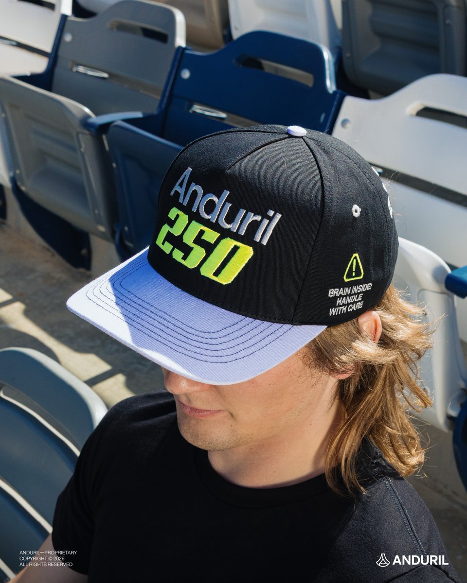 anduriltech's tweet photo. The Anduril x @NASCAR Collection. Get in gear.