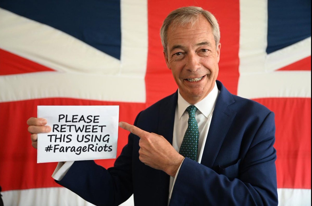 Parody Nigel Farage tweet media
