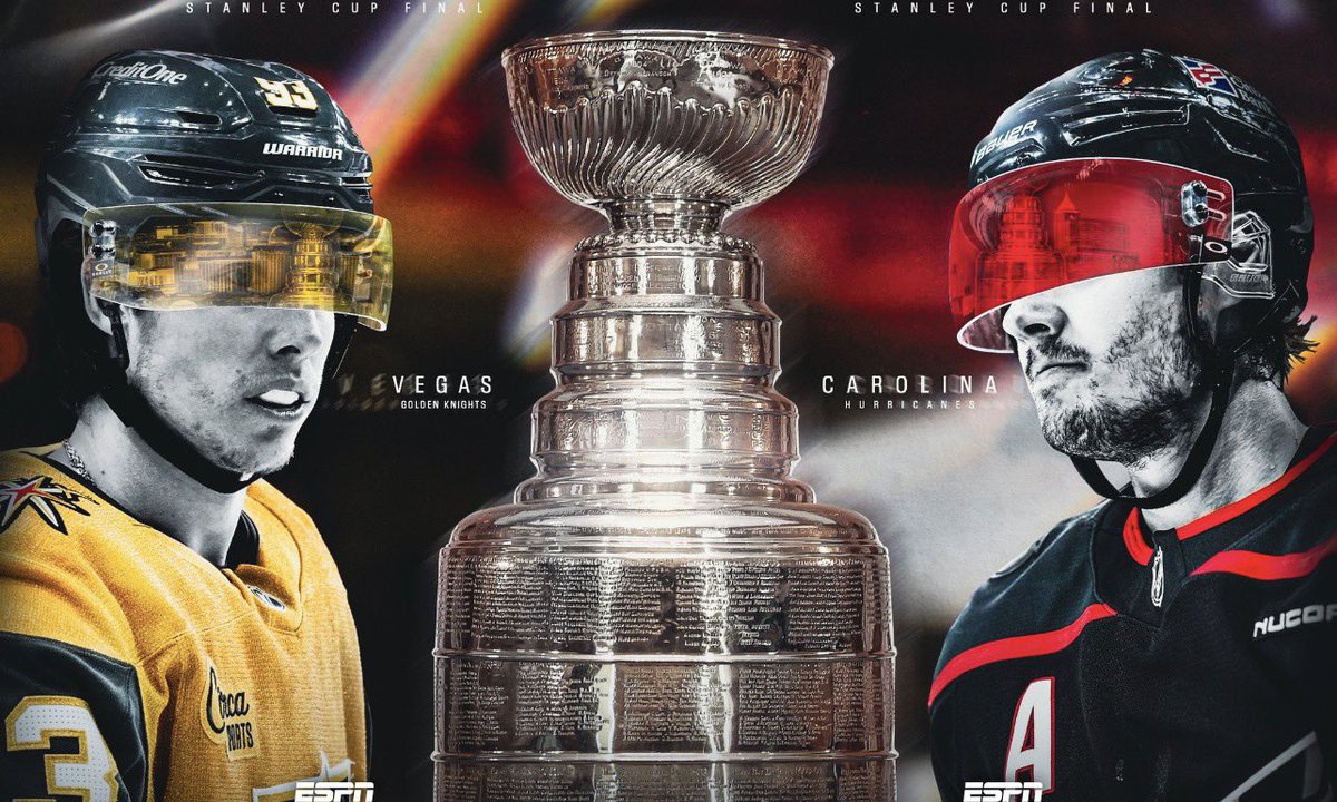 CommishMthomas's tweet photo. The quest for the @StanleyCup begins tonight in @DowntownRaleigh.  The road  to the cup is the greatest championship series in sports. @GoldenKnights vs. @Canes on @ABC. #Becauseitsthecup 🏒🥅 https://t.co/si5Hzlfj5s