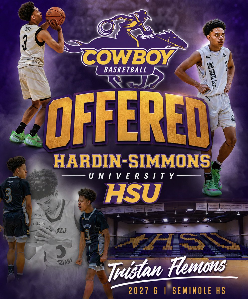 tj_flemons's tweet photo. I am blessed & grateful to announce that I have received my first offer from Hardin-Simmons University to continue playing the game I love!

Thank you to the coaching staff for believing in me & giving me the opportunity. I appreciate all of my coaches, teammates, family, and everyone who has supported me along the way!

The work continues!
AGTG 🙏🏽

@806hsscmedia @CoachWhiteDB1 @WestTexasONE @russellmilesp @JGonzalesJr10 @mosesk225 @CoachPoynor @elijah_beard2