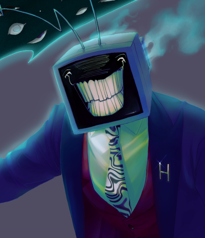 Lexumpy's tweet photo. award-winning smile, let me tell you 😌
#WIP #deltarunetenna #tenna #deltaruneAU https://t.co/8hxr2quqkq