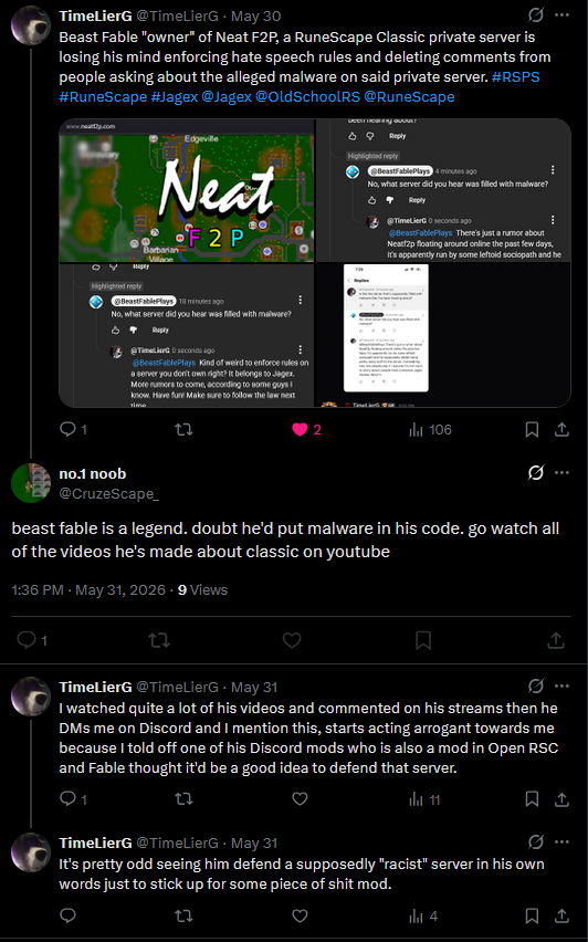 TimeLierG's tweet photo. I thought we were friends bud, what happened @CruzeScape_ , you blocked me because "beast fable is a wegend" - absolutely pathetic you want to get on your knees for this "hate speech" censoring scum. https://t.co/UE4RB4maca