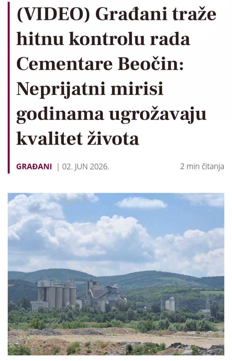 SanelaJS's tweet photo. Sodoma i Gomora u Beočinu.
Voda smrdi.
Vazduh smrdi.
Vlast ćuti i smrdi. https://t.co/uhwEJ1hvlh