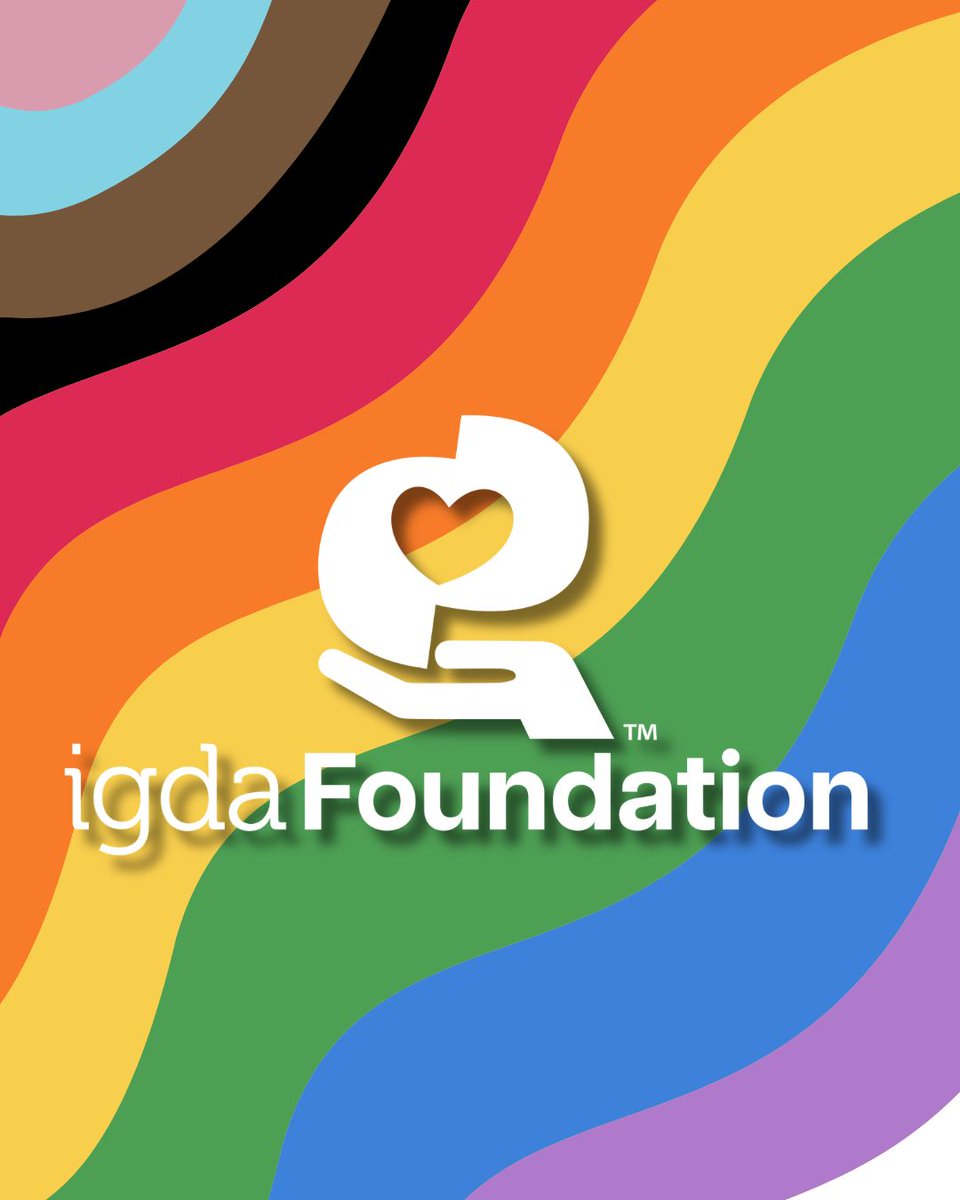 IGDAFoundation's tweet photo. 🌈 Happy Pride Month from the IGDA Foundation!

This month, we celebrate the LGBTQ+ members of our community and the creativity, perspectives, and contributions they bring to games and game development. We wish everyone a joyful, safe, and affirming Pride. 💜 https://t.co/Q3Msca6wgi