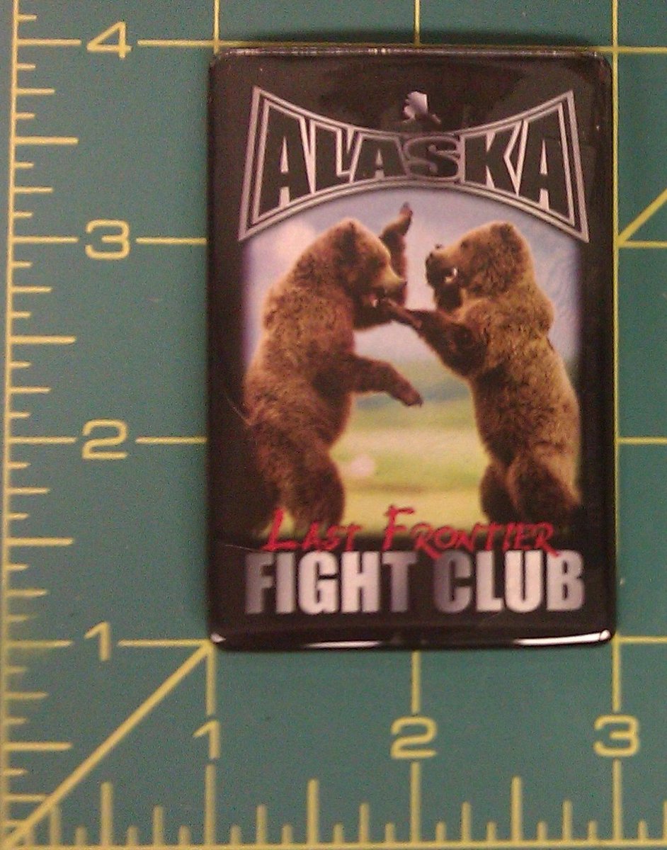 WayUpInAlaska's tweet photo. Alaska Magnet - Cute ! Alaska Fight club Magnet 2 Bears Fighting

https://t.co/6QoQyaKjoo

If you're in the Fairbanks AK area, we offer local pick up in our brick &amp; mortar shop

#ebayseller #itemoftheday #alaska #souvenir #magnet #fightclub #lastfrontier #ebaystore #wayupinalaska https://t.co/XW9JLGgMQJ