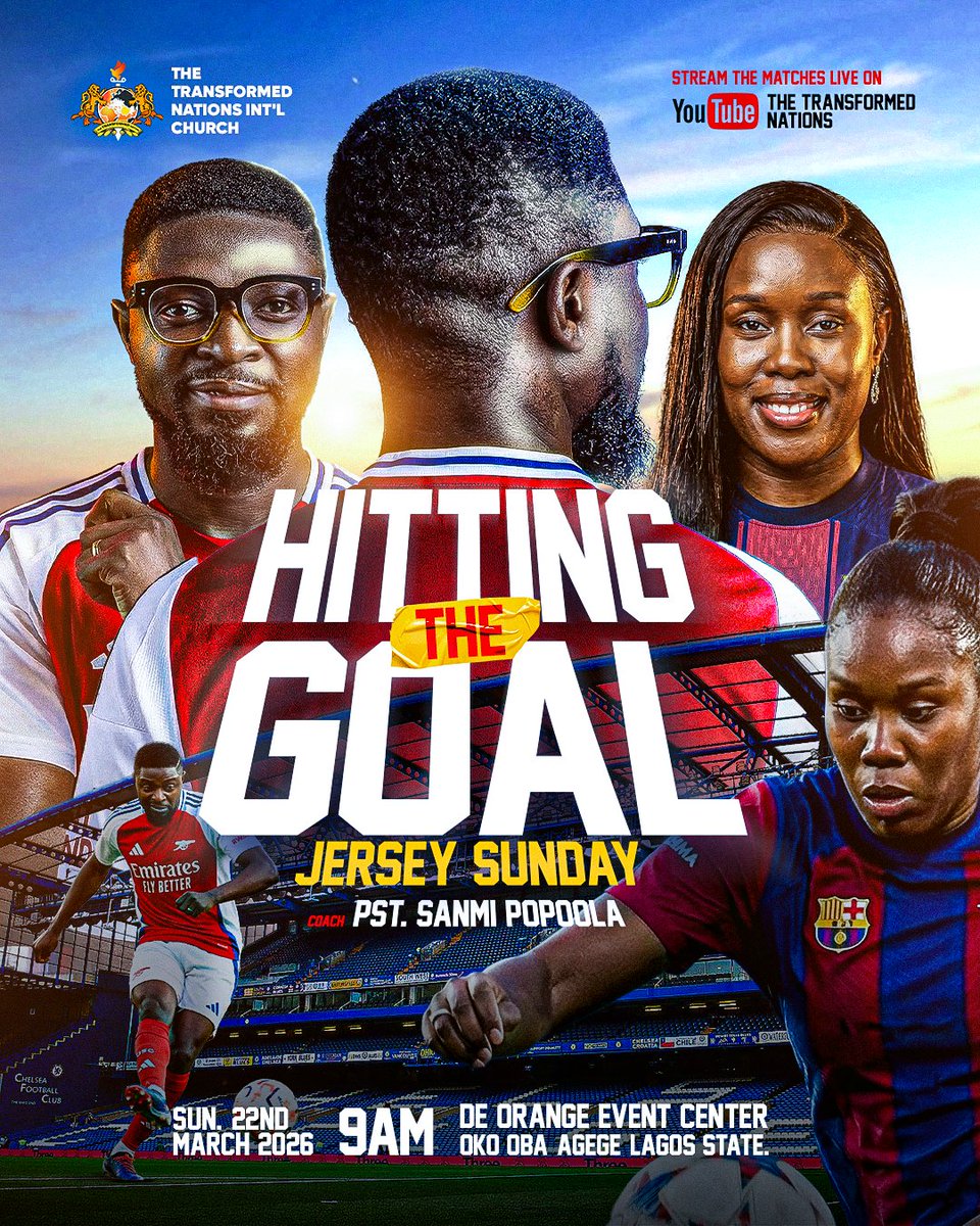 tekomechampion's tweet photo. 10 days to the 2026 World Cup, so I decided to share these. When my church's Media Head said, "We need a design for Jersey Sunday," I knew a flyer wouldn't be enough. I built a complete visual system across digital and print to make the event feel like an actual sports tournament https://t.co/O8TXmQ3rZs