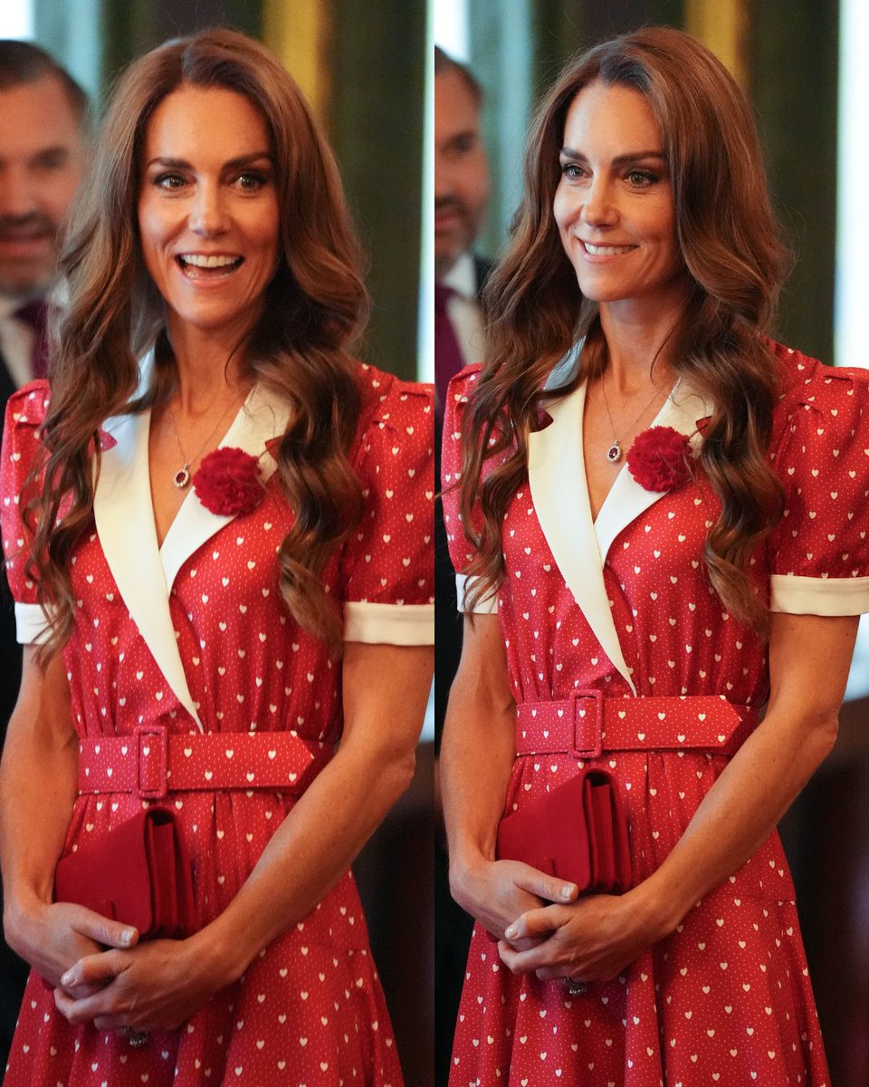 PageSix's tweet photo. Kate Middleton attended a Cancer Research UK reception to mark the charity's 125th anniversary at St James's Palace in London. ❤️ 📸: Getty; ZUMAPress https://t.co/N4hSM5MYbV