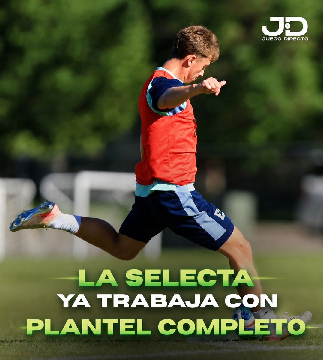 juegodirectofc's tweet photo. ✅🇸🇻 Nathan Ordaz se incorporó este lunes al primer entrenamiento de la Selección Mayor en Utah, bajo el mando del “Bolillo” Gómez.

La Azul y Blanco afina detalles de cara a sus amistosos ante Corea del Sur 🇰🇷 y Catar 🇶🇦. https://t.co/KaqnfOSZsY