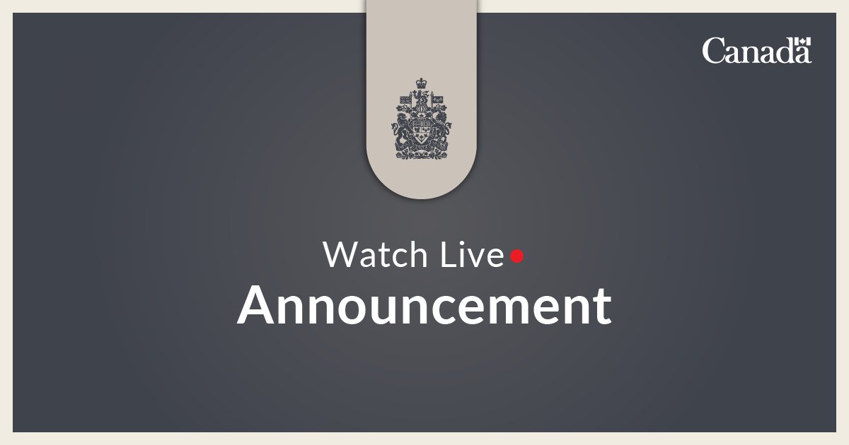 CanadianPM's tweet photo. Happening now: Prime Minister Carney announces new measures to transform local infrastructure across Québec. Tune in: https://t.co/WETGtZy0FG https://t.co/ksNoKIMX8C