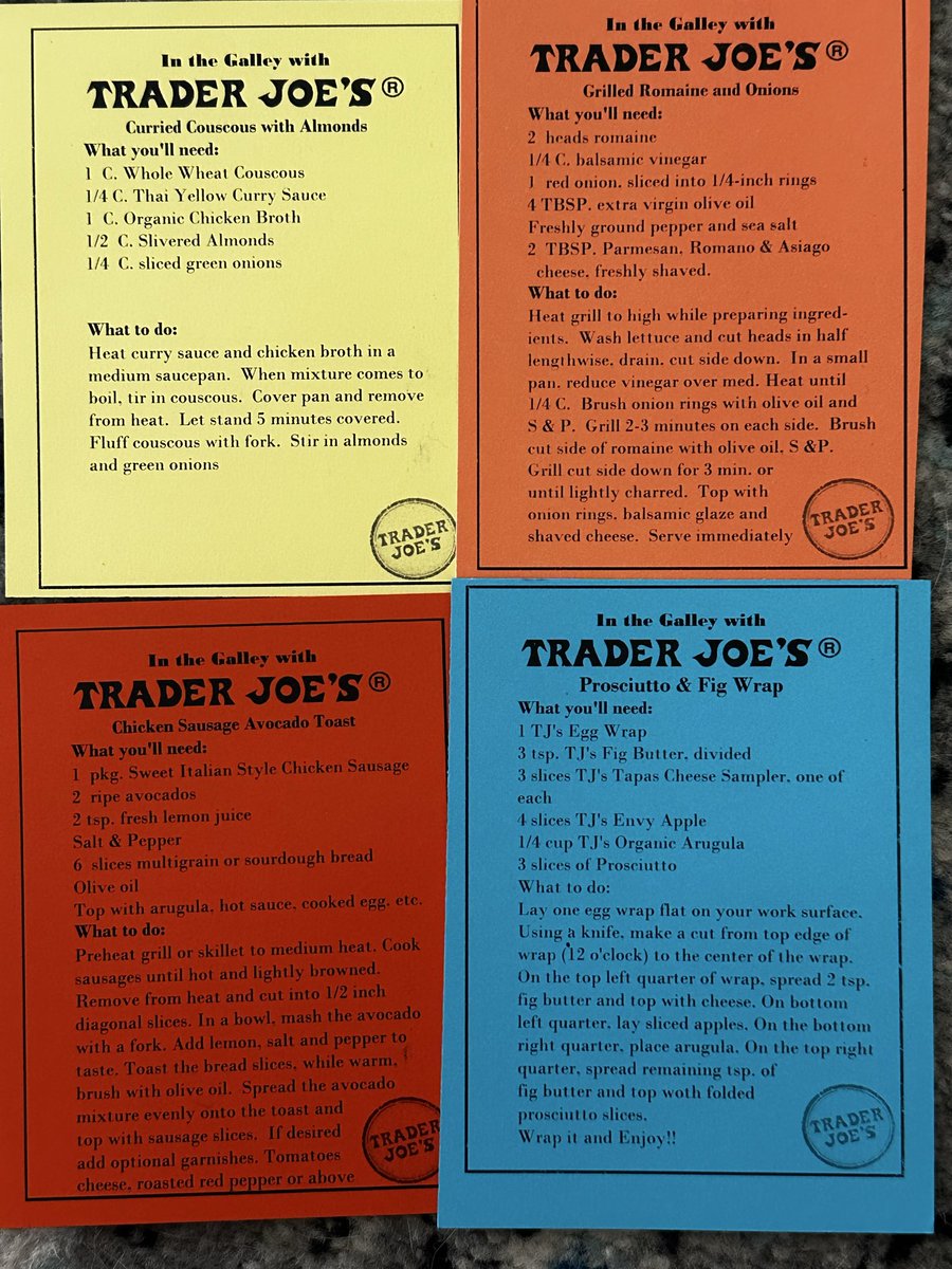 Zoosander's tweet photo. Newbies out there looking for @TJoesOfficial mini totes when they should be looking for recipe cards 😜 https://t.co/tur6ho7WF3