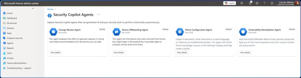 2toLead's tweet photo. Enter Microsoft's Security Copilot agents across Defender, Entra, Intune &amp; Purview: autonomous triage, threat briefings, DLP remediation &amp; more.

The catch? Adopt responsibly with RBAC + Agent 365 oversight.

Learn about all 12 Security Agents 👉 https://t.co/uI1lfq8zx3 https://t.co/ztHFgeBMe1