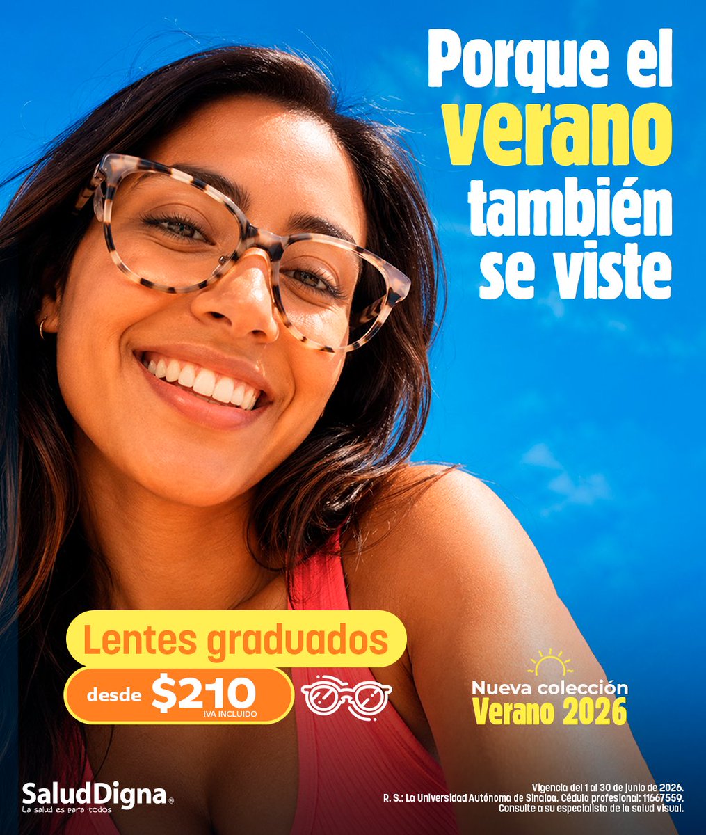 saluddignamx's tweet photo. 🌐 Visita nuestra página https://t.co/fU2E5aErH8 y conoce los demás modelos que tenemos disponibles.

☀️ ¡Tus nuevos lentes graduados y lentes solares te esperan! ☀️ https://t.co/65OWA6X8pr