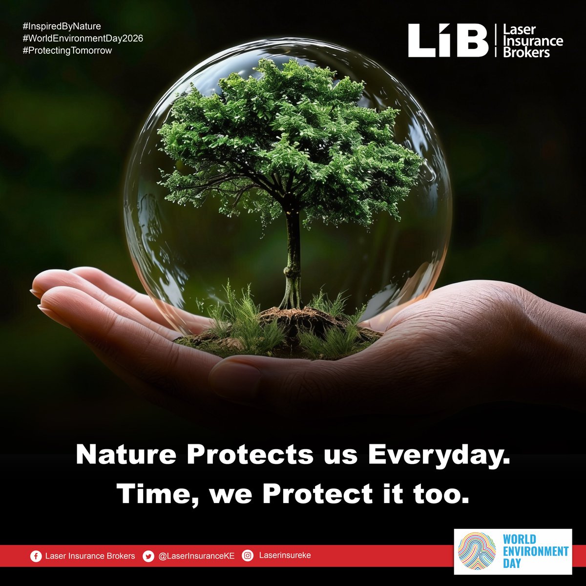 LaserInsureKE's tweet photo. Nature provides the air we breathe, the water we drink, and the resources we depend on. At  LIB, we believe protection goes beyond policies; it extends to the planet we all share.
Together, let’s make climate conscious choices for a safer future.
 #WorldEnvironmentWeek https://t.co/giYjqJeuIq