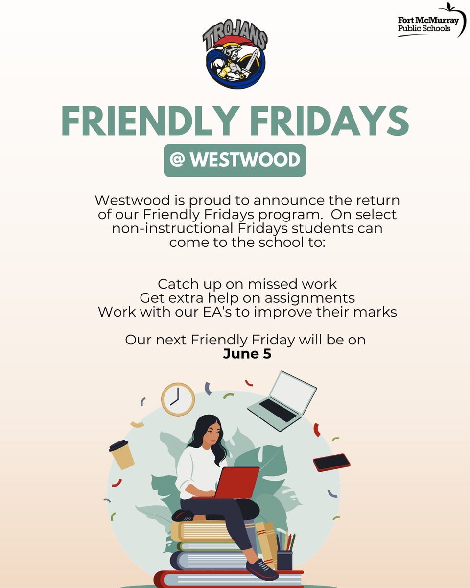 WWhighschool's tweet photo. Reminder - this Friday is our last Friendly Friday of the year! https://t.co/6Iv5mJ3dzJ