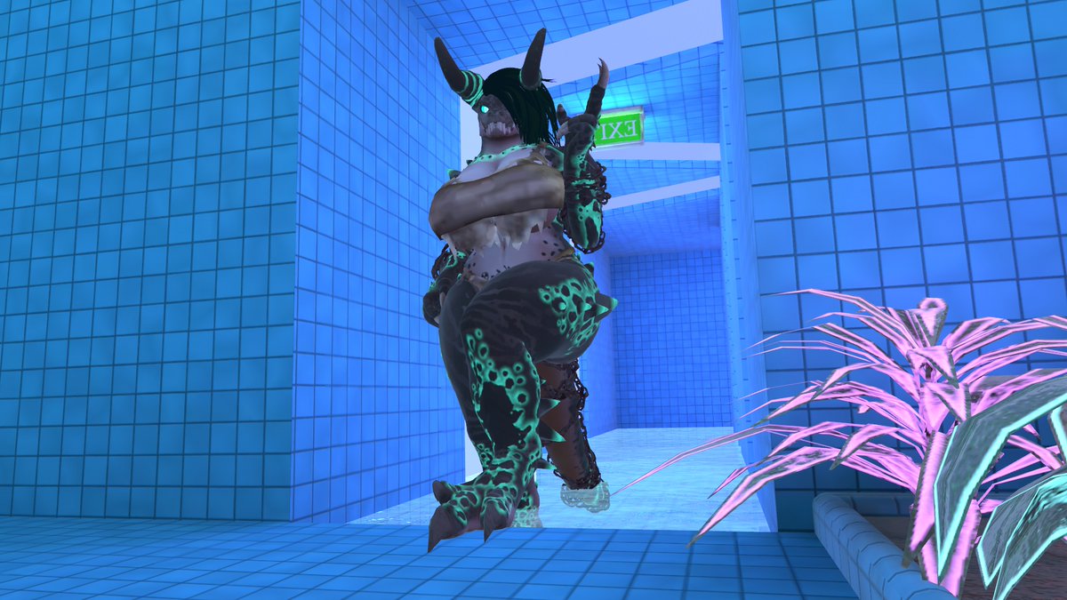 QuantmDeathclaw's tweet photo. A Deathclaw momma in the backrooms?! Do you want to run, or are you okay with what you've found?

#vrchat #deathclaw #scalie #furry https://t.co/PaLNWRWANi