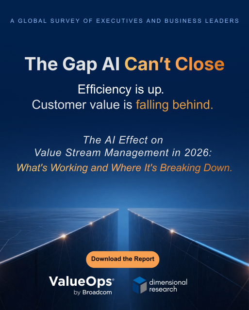 shbertin's tweet photo. 89% of executives expect AI to transform their value streams. However, every top AI priority in 2026 is focused on faster workflows, better analytics, &amp; less manual work. Delivering more value to customers isn't on the list. Download the Report: https://t.co/eTIoJsQFf3 https://t.co/D4APxn5vvh