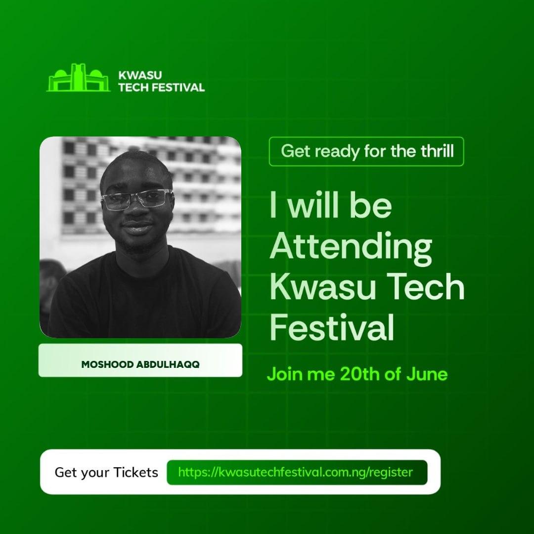 MaleteTech's tweet photo. The countdown is on! 🚀
Get the official KTF2026 DP 💚🥳

Update your DP, spread the word, and let's build the excitement for KTF2026 together!

Don't just watch innovation happen. Be part of it.
💚✨️
@thekwasusu
#KTF2026 #TechInMotion #TechInnovation https://t.co/W5BylrVtvc