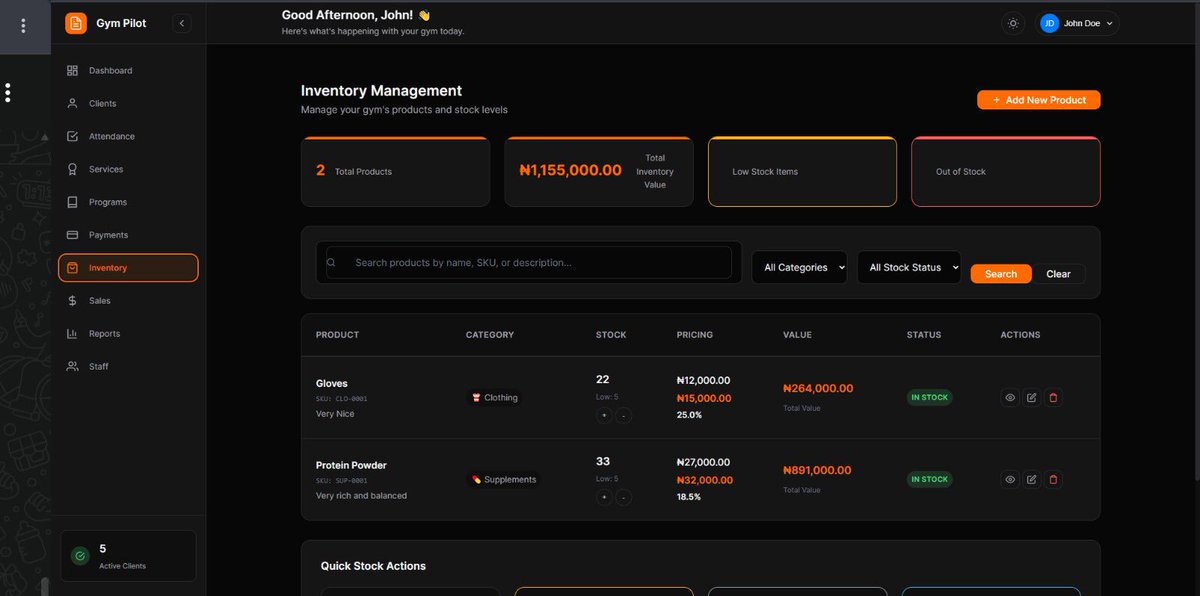Ohale8's tweet photo. ✓ Payment &amp; Subscription Tracking  
✓ Revenue Analytics  
✓ Inventory Management  

Real-time dashboard. Clean reports. More revenue. Less stress.

Very affordable pricing. 

DM “DEMO” or comment below for a free trial today!

GymPilot #GymManagement #FitnessBusiness https://t.co/SNFGsZjgD6