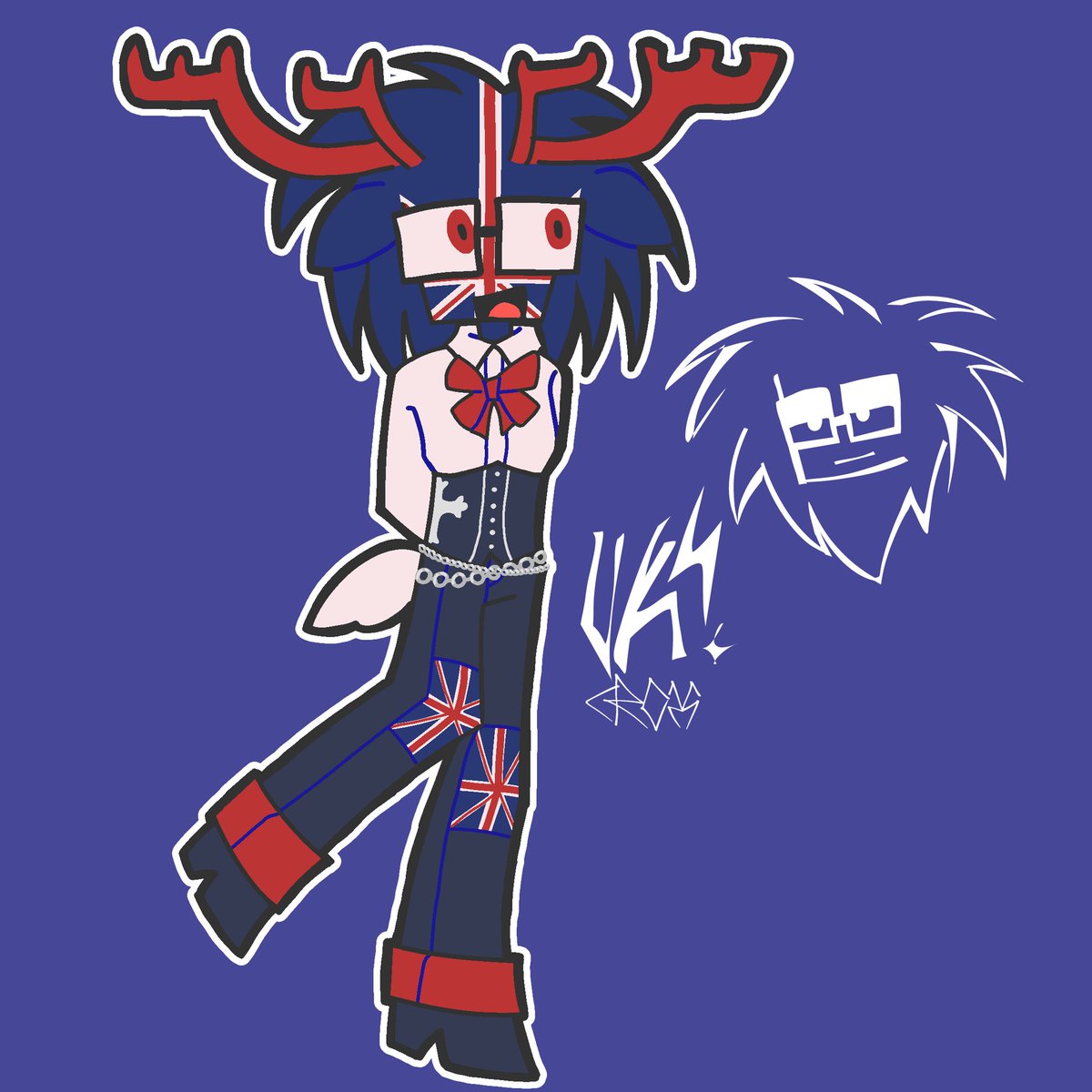 Cross01011000's tweet photo. diseño de UK! #countryhumans https://t.co/591udZ1zDh