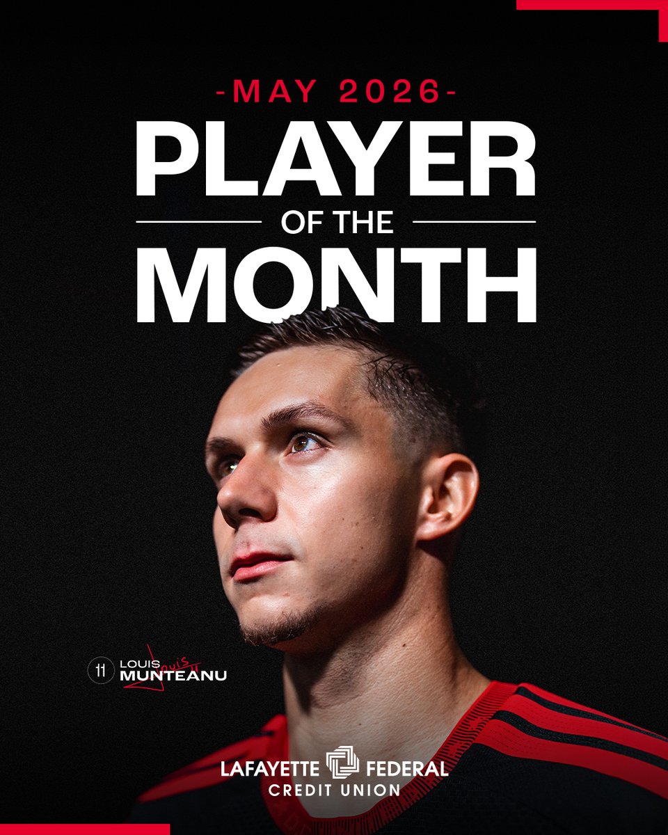 dcunited's tweet photo. May belonged to Louis 🇷🇴

Your Lafayette Federal Credit Union Player of the Month winner 🏆👏 https://t.co/oRelj0Dy2t