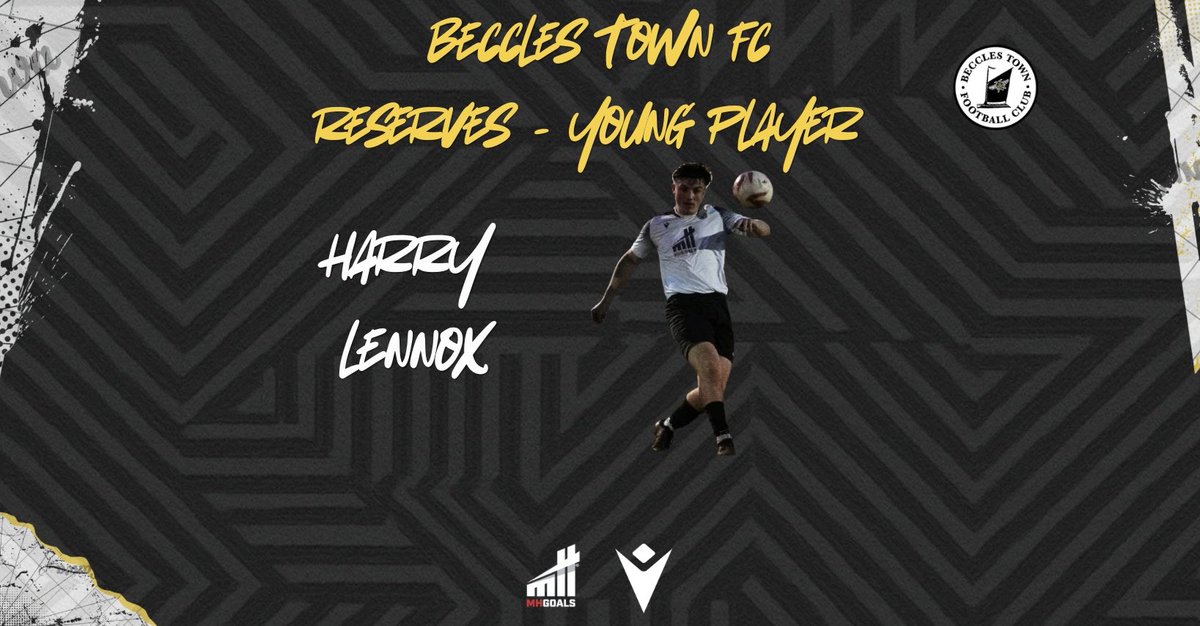 BecclesFC's tweet photo. Reserves Awards || 

Young Player - Harry Lennox 

Golden Boot - Kyle Godbold 

Players Player - Jack Gallagher 

Managers Player - Harry Stanton 

Congratulations to our winners 👏 

#BTFC #UpTheTown ⚫️⛵️⚪️ https://t.co/oOrHJqyo3H