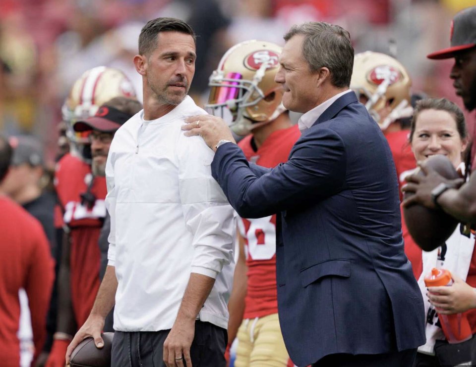 LombardiHimself's tweet photo. Outsiders always want teams to "react!" to splash moves because it either makes them feel better or draws cheap clicks. But good front offices have actual rosters to construct. That's not done well on emotion. 

The 49ers are in a different part of their financial cycle than the Rams. They, too, have added A LOT in their retool over the past 16 months and are confident in their own process.

And the 49ers have every reason to feel good about their team since objective results indicate their retool is ahead of schedule. They just won 13 games despite being massively injured!
