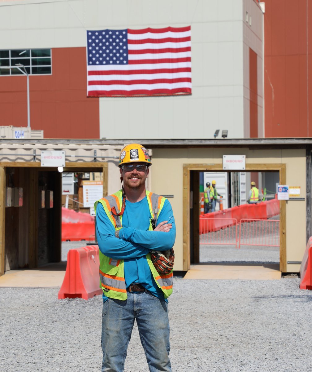 y12nsc's tweet photo. Matt B. didn’t know a lot about Y-12 before joining the UPF Project more than a year ago, but was impressed that safety was a big focus. Now, as a 2nd-year Ironworker apprentice, he has a sense of accomplishment. Read about his journey to #BuildingUPF: https://t.co/kgSehIYuhO https://t.co/m2ftZbySQi