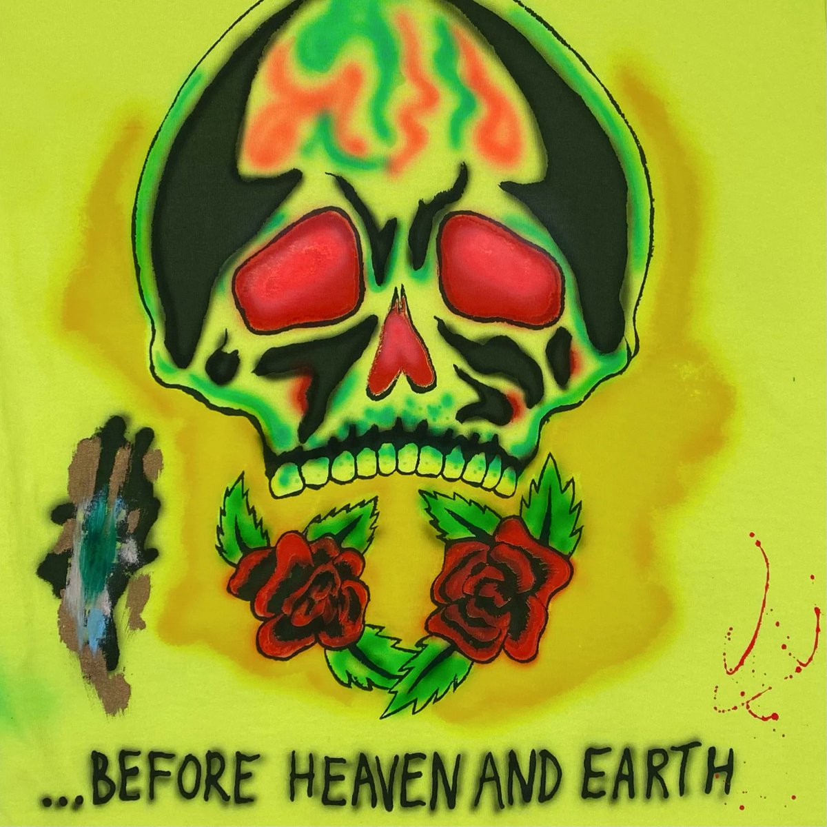 yeezytalia's tweet photo. YZY 2018 "BEFORE HEAVEN &amp; EARTH" LONG SLEEVE

THE GRAPHIC IS INSANEEEEEEEE ☠️💀 https://t.co/fHeZe8MNj1