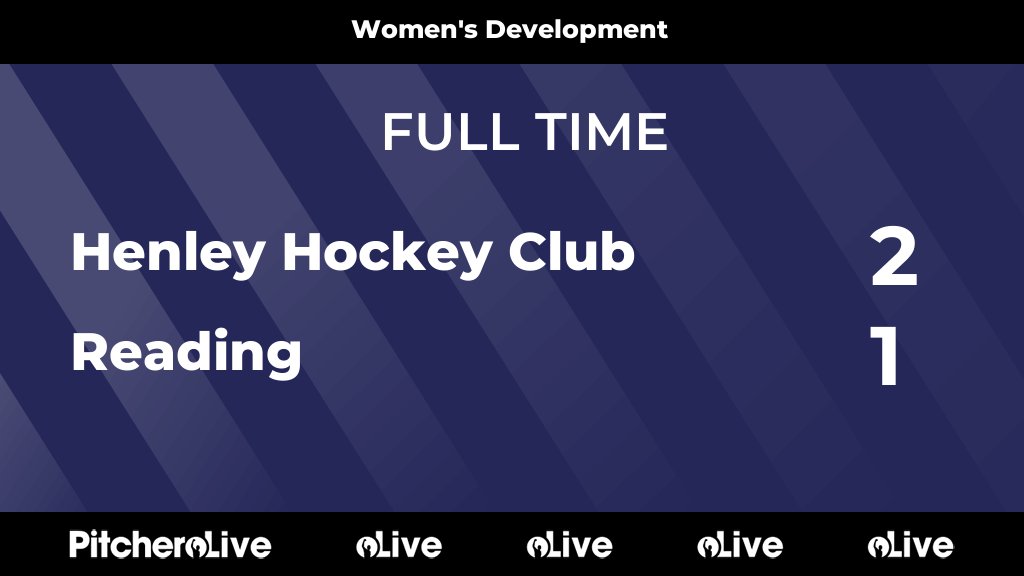 HenleyHC's tweet photo. FULL TIME: Henley Hockey Club 2 - 1 Reading
#HENREA #Pitchero
https://t.co/VlmDkb2mRD https://t.co/HAPkF22XFn