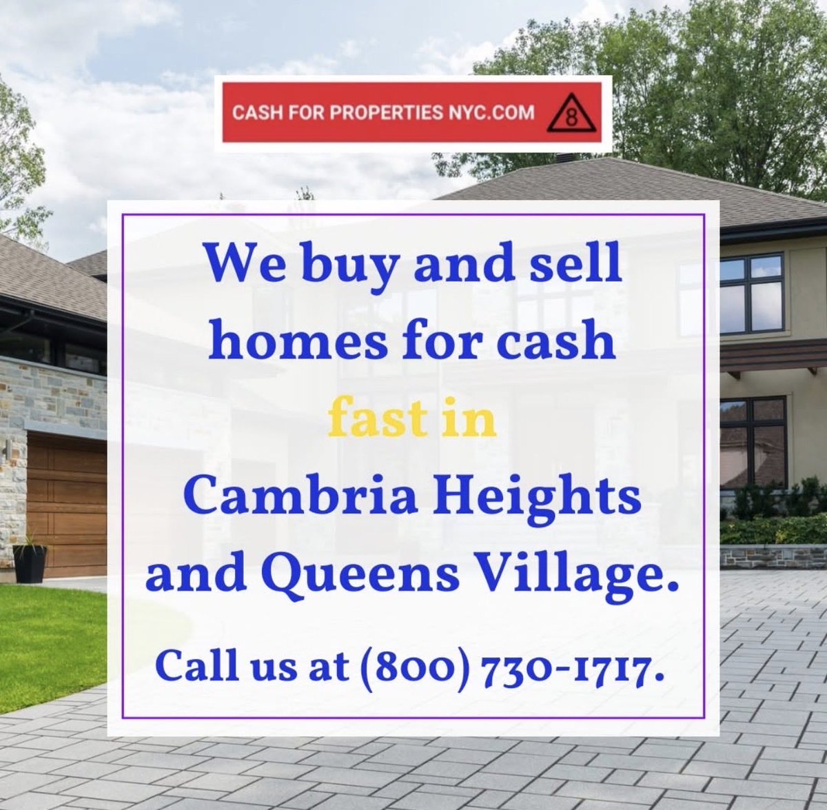 CashForProperty's tweet photo. https://t.co/vayTKKD52s , We Buy And Sell Homes For Cash Fast In Cambria Heights And Queens Village Call 800-730-1717 💰🔑💰🔑💰🔑 #cashforpropertiesnyccorp #cashbuyers #webuyhomesfast #cashfast #cambriaheights #queensvillage #queensrealestate #8 https://t.co/N9ZAcGPnPK