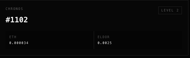 xleva_eth's tweet photo. 2x👀 It's still too early @EldorBase 

My tokens have been converted into NFTs, and my NFTs are currently at level 2. 

I received my first token an hour ago, meaning I've already earned a 1.25x multiplier on NFT fees. 

The system is working well. https://t.co/j7e3aQtvJy