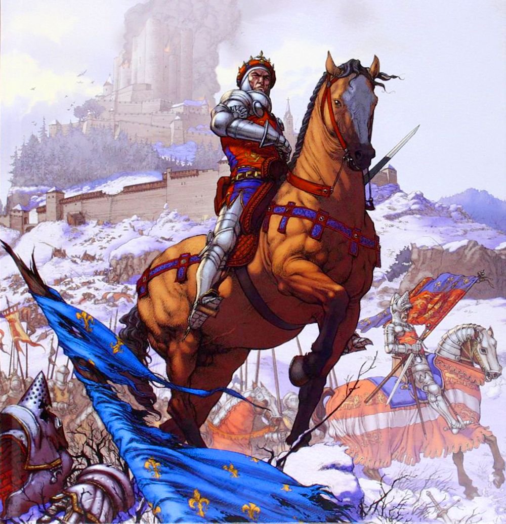 Bigvadrouiller1's tweet photo. The Conquest of Picardy region in Northern France by the English King Henry V and his army

The year 1422 marked a major turning point in the Hundred Years' War. The fall of Meaux city, one of the largest French strongholds near Paris, after a seven-month siege, triggered a major English campaign throughout Picardy, targeting fortified towns, castles and fortress. Dozens fell to the English: Compiègne, Pierrefonds, Montépilloy, and French captains were taken to Paris to be executed.
King Henry V of England died in the summer of 1422, and it was his brother, the Duke John of Bedford, who finished the operation.
One of the few major strongholds in Northern France that still resisted was Guise, which fell to the Burgundians in 1424.

When an important stronghold falls after resisting, in majority most of the strongholds in the region fall easily, as was the case for Caen in 1417, Cherbourg in 1418 and Rouen in 1419, whose regions were subjugated after their fall into the hands of the English. Few strongholds resisted after seeing their neighbors punished for resistance.