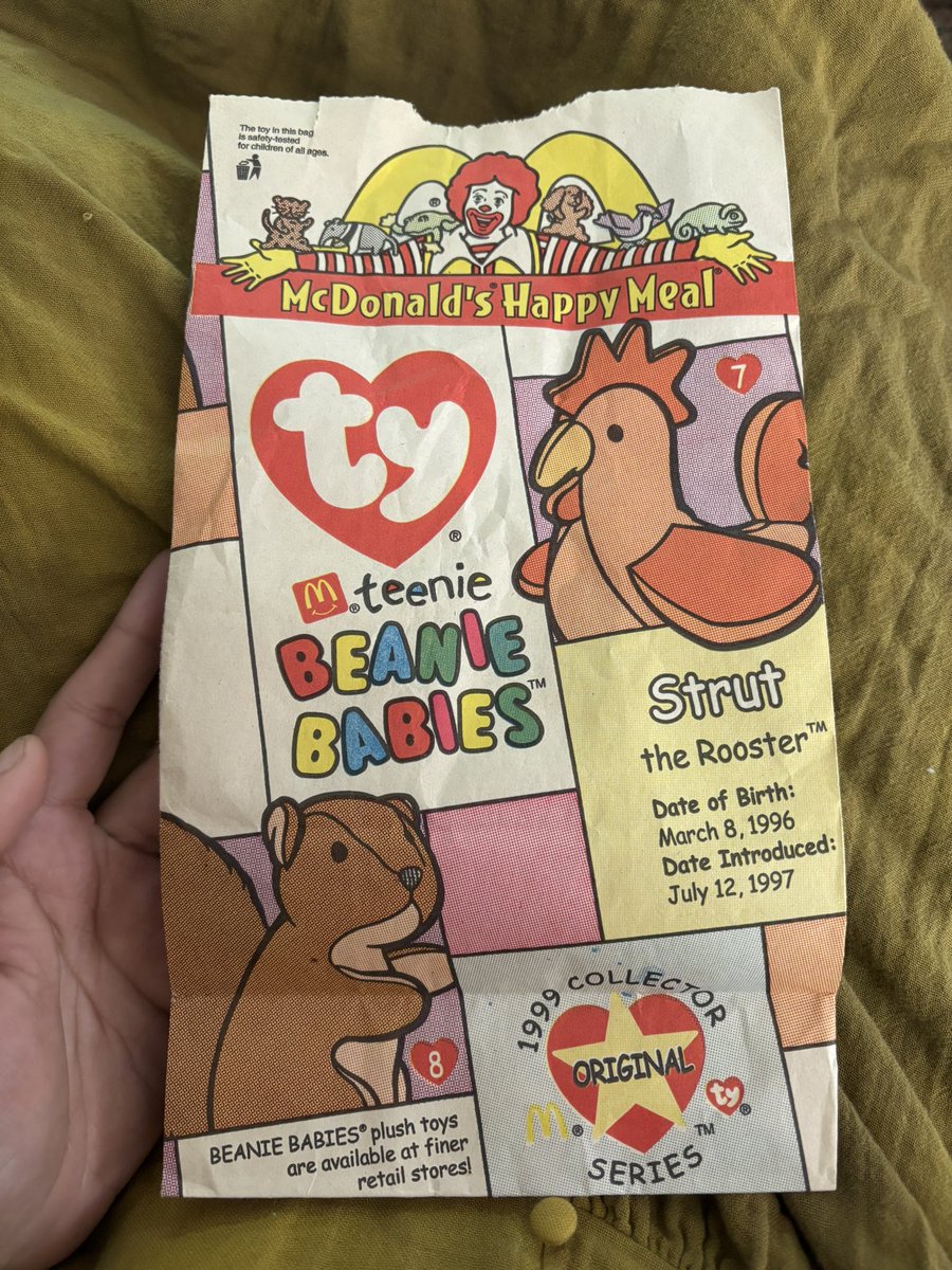 curlymirmy's tweet photo. this is a happy meal bag from april 1999 https://t.co/zr1hj70qLW