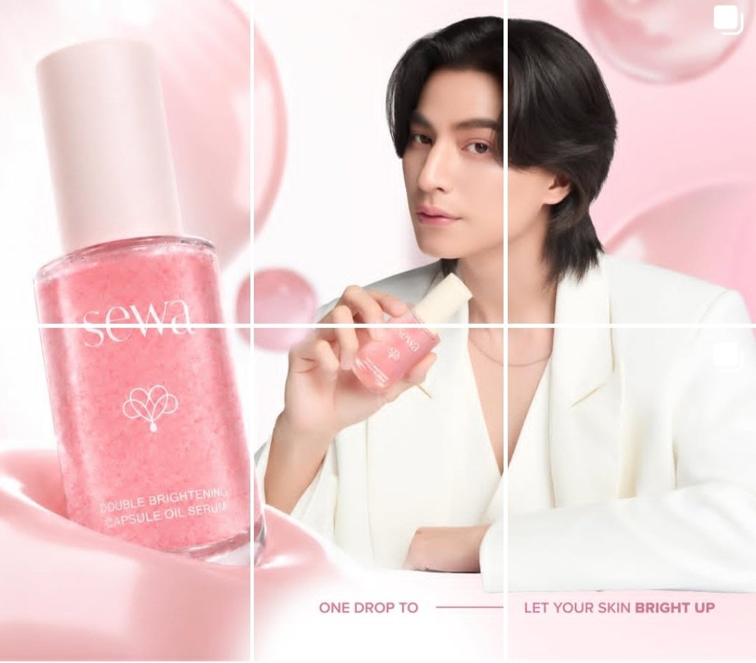 Torr89903Mirian's tweet photo. IG: sewathailand 

ONE DROP TO LET YOUR SKIN BRIGHT UP💧✨️

NEW! Sewa Double Brightening Capsule Oil Serum
An innovative solution to address dull skin and tackle all skin problems effectively and directly.

#SewaCapsuleOilSerum
#SewaxGulf
#GetyourGulfskin
#Gulfkanawut https://t.co/3AWcmSjDxW