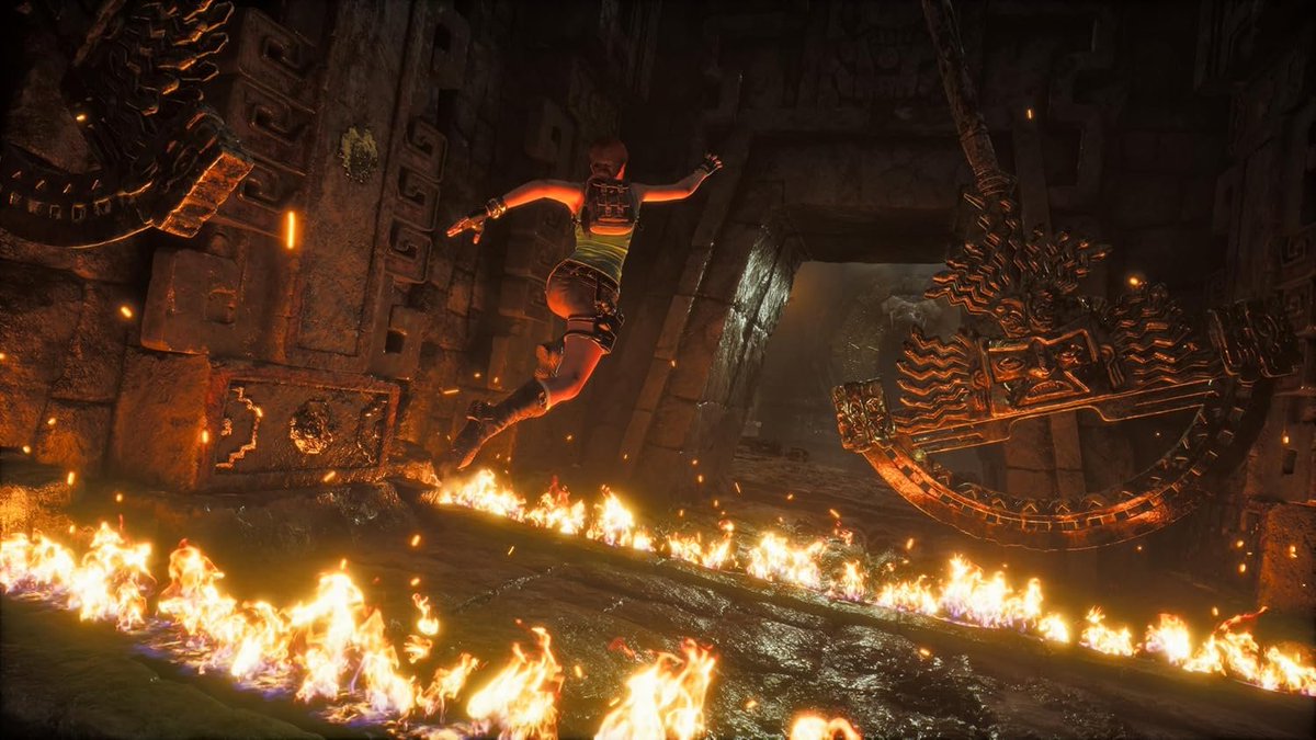 infinityTRaider's tweet photo. Additional screenshot of Tomb Raider: Legacy of Atlantis that was on the Amazon Canada page, showing the area seen in the first trailer, which could be the Tomb of Qualopec. https://t.co/O1fUOGlSm1