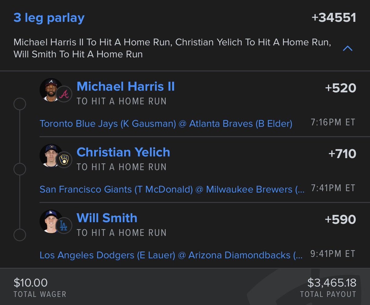 bbrownDTP's tweet photo. 💣 Dinger Collab w/@sharpboyjon 

🚀🚀🚀

🔗: https://t.co/nOPRBD1KXO

Like ♥️ + Retweet 🔁 if tailing, let’s cash!

📊 Provided by @PropFinderApp 

🎟️ Save 30% on any plan with code “BBROWNDTP” - @Playbook https://t.co/EGJiG7T9z3