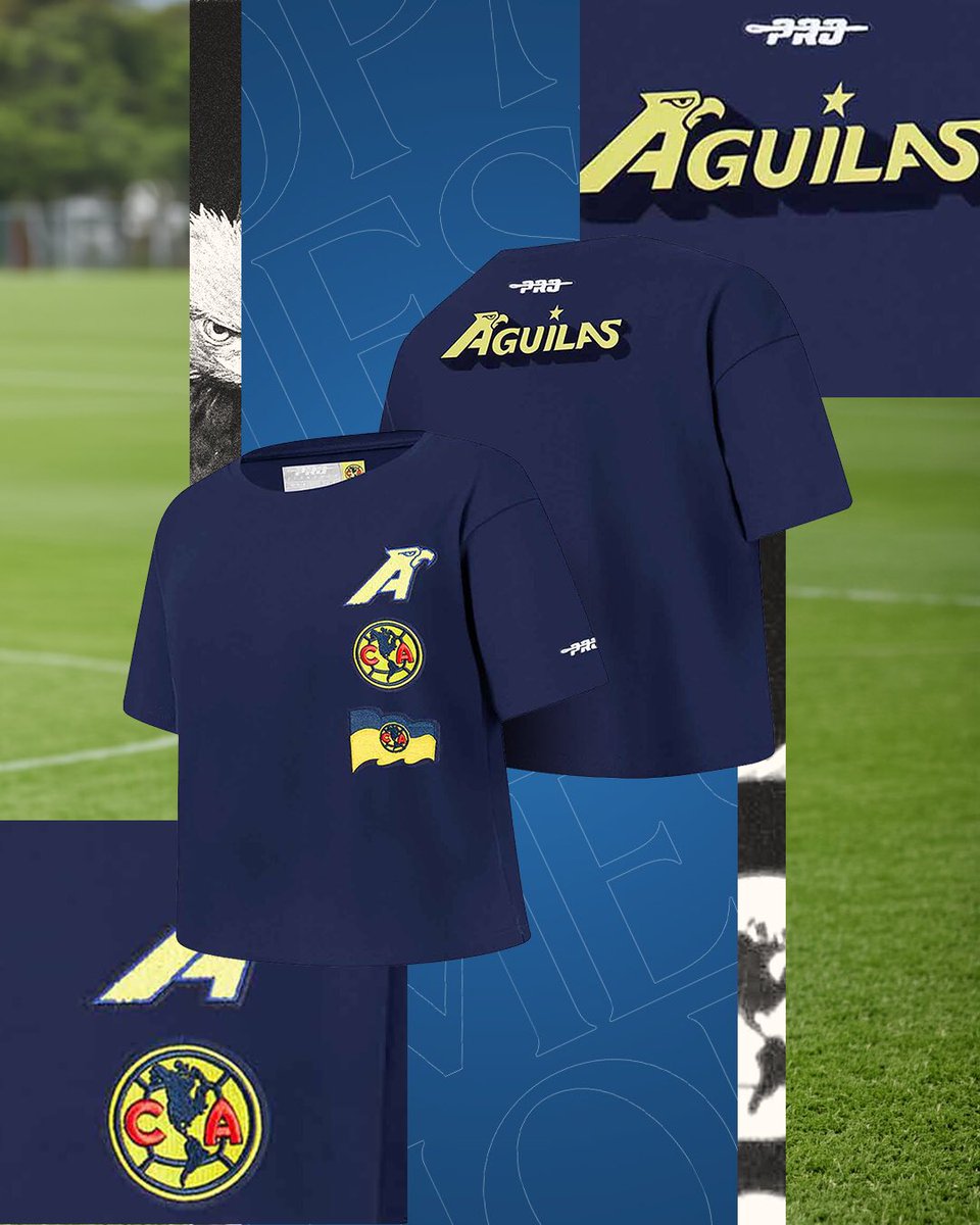 AmeShopMx's tweet photo. ¡El estilo azulcrema no se negocia! 😎

Consigue la playera Pro Standard del Club América aquí https://t.co/mWVlEO44ut 🦅 https://t.co/Lpxg8B4iNp