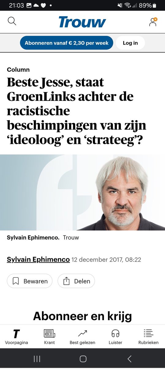 HarryWalstra's tweet photo. Bedenkelijk (understatement) dat partijstrateeg redacties oproept columnisten Trouw, Parool en Volkskrant uit schrijversbestand te verwijderen.
Opmerkelijk dat inmiddels na veel ophef o.a. Ephimenco, @DonArturito
en @TheodorHolman het linkse strijdtoneel hebben moeten verlaten. https://t.co/c4uu061XsK