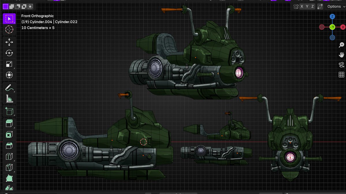 Chancy2476's tweet photo. was sick for a whole month lol but coming back strong with this space racer bike model #RobloxDev #3dart #robloxart #invincible https://t.co/f5O8zTB0ec
